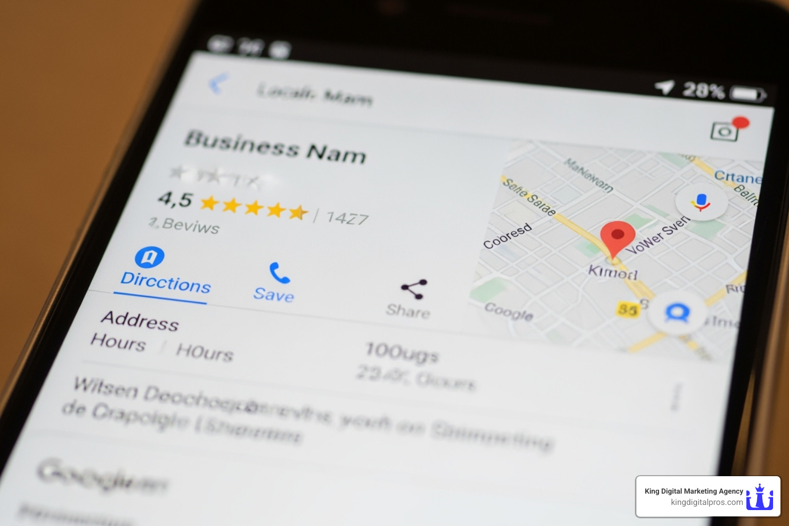Google Business page management