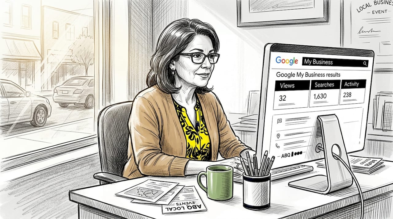 Albuquerque Small Business Owner At Desk