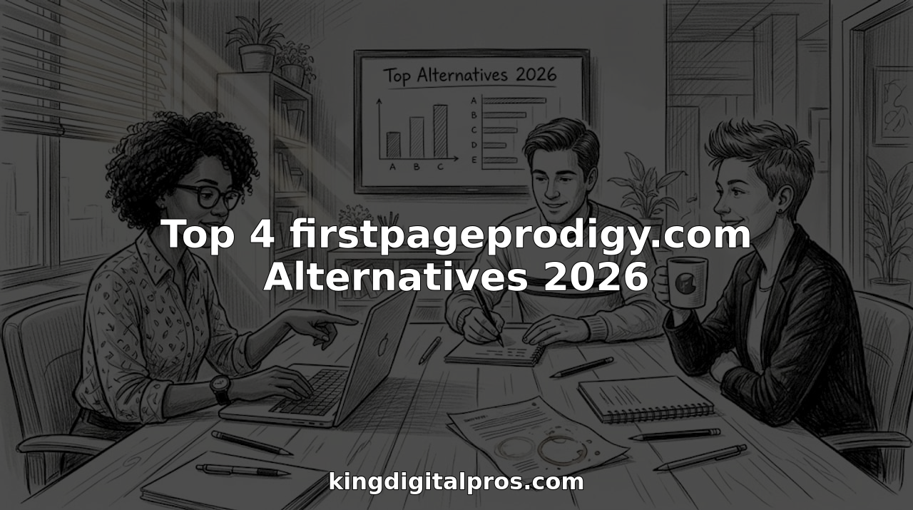 Team Reviewing Digital Agency Comparison Chart