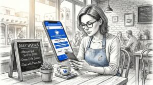 Bakery Owner Checks Mobile Website Albuquerque