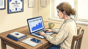 Home 15 Small Business Owner Checking Website Analytics