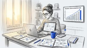 Home 15 Small Business Owner Working On Organic Leads