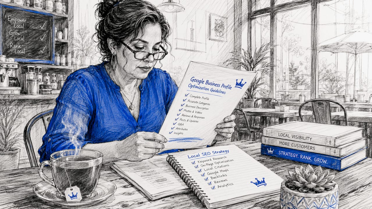 Woman Reviewing Local Seo Business Plans