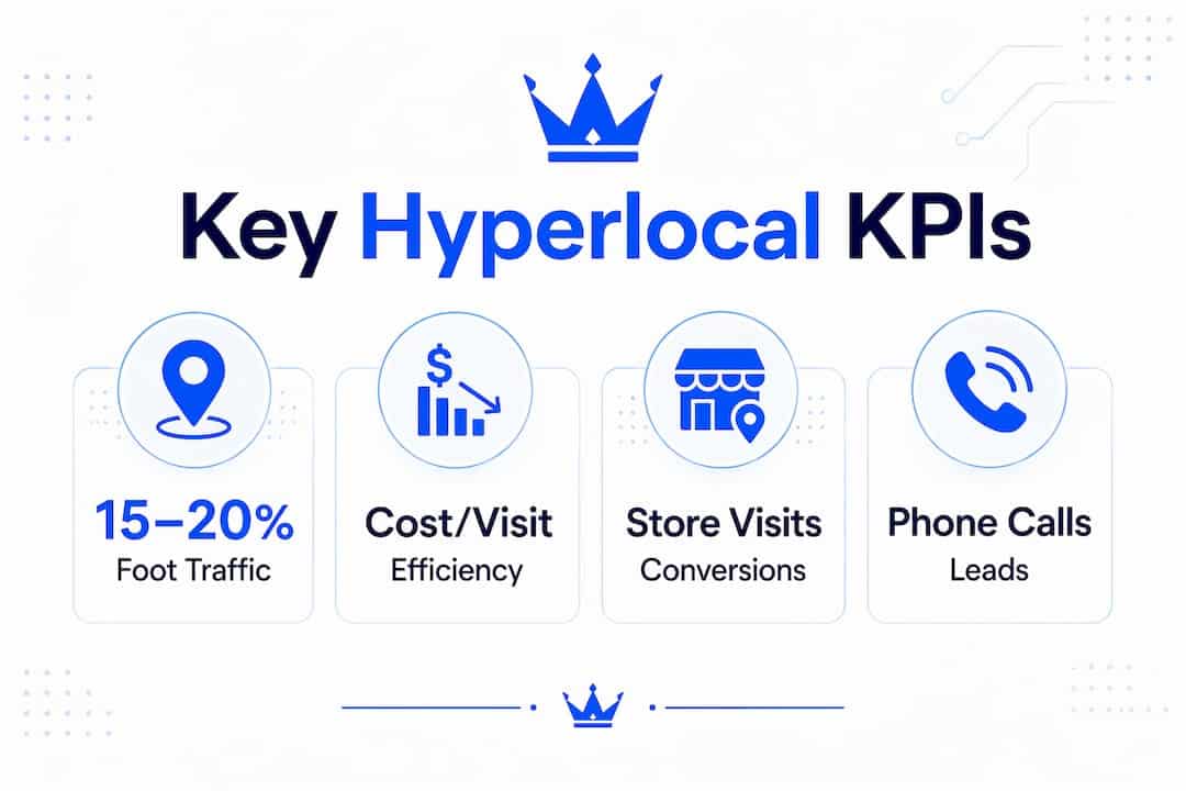 Infographic Showing Hyperlocal Marketing Key Performance Indicators