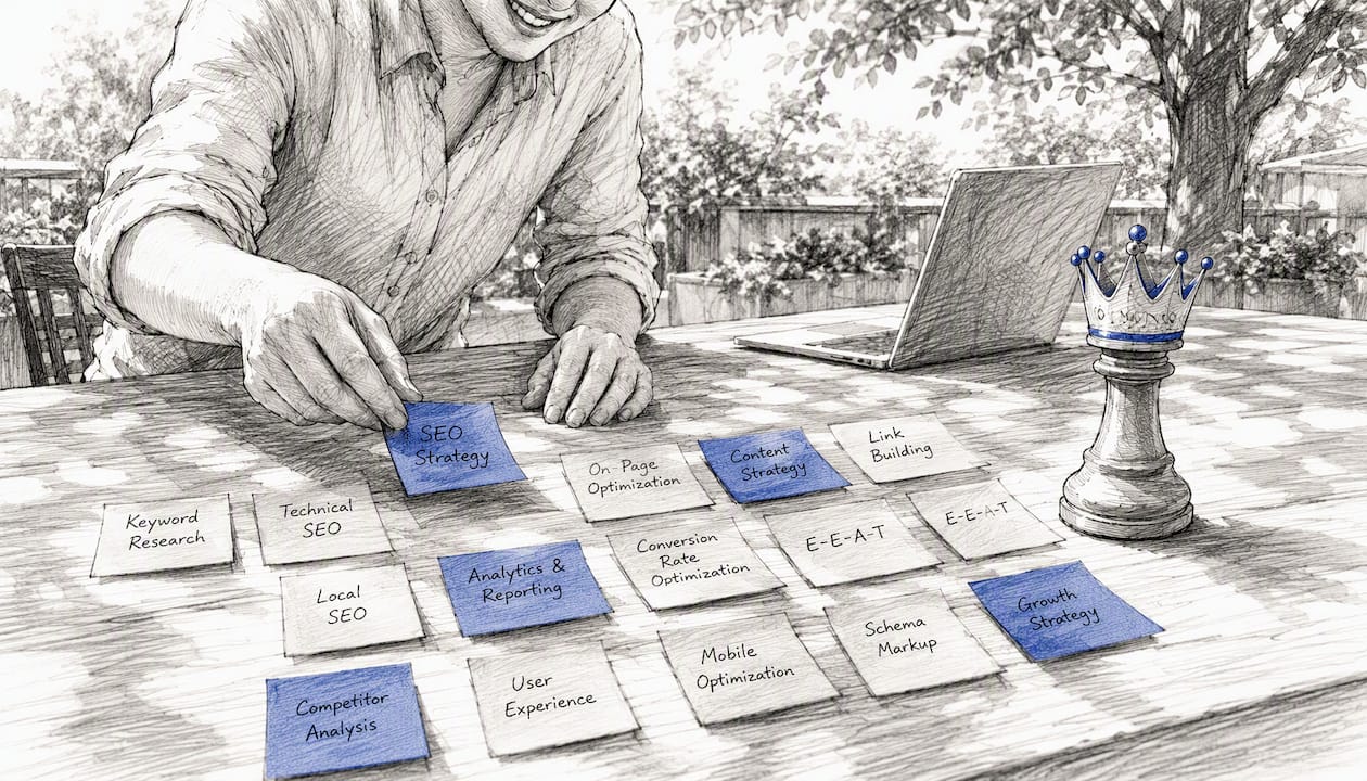 Hand Arranging Local Keyword Research Workflow Notes