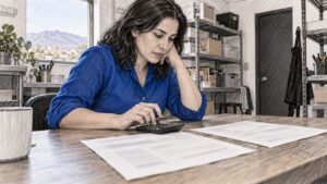 Business Owner Comparing Website Maintenance Proposals