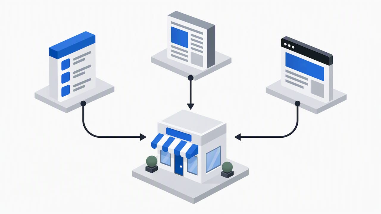 Website And Local Mentions Reinforcing A Profile