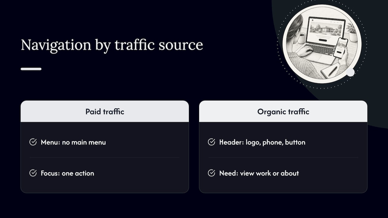 How Much Navigation Should You Keep? — Overview Diagram